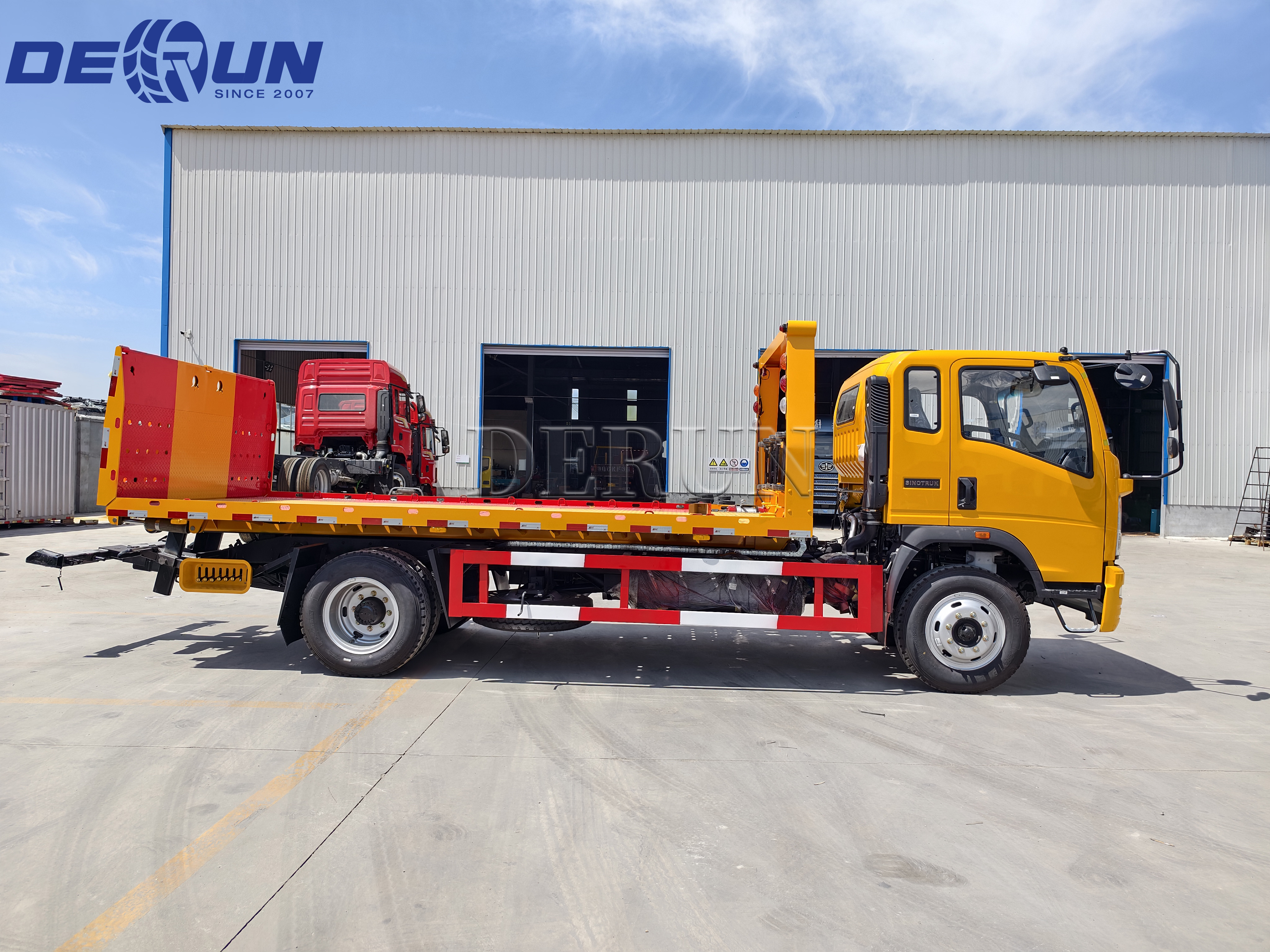 Sinotruk HOWO 4x2 রেকার ট্রাক নিকারাগুয়াতে পাঠানো হবে