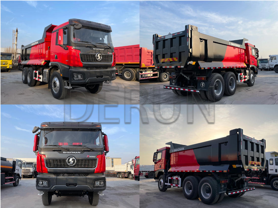SHACMAN X5000 6x4 ডাম্প ট্রাক পেরুতে রপ্তানি করে