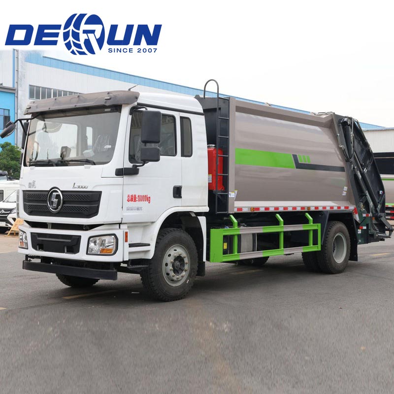 Shacman X9 4x2 L3000 গারবেজ কম্প্রেসার লাইট ট্রাক