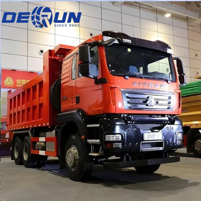 সিট্রাক 6x4 10 হুইল ডাম্পার টিপার ট্রাক